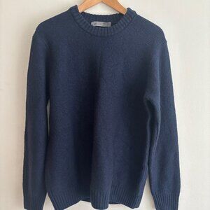 $230 Icebreaker Navy Merino Wool Waypoint Crewe Sweater -XL